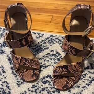 Calvin Klein Women's Snakeskin Heels